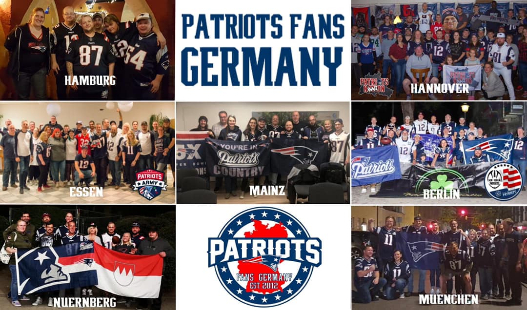 Patriots Official Fan Club and Bar Registry