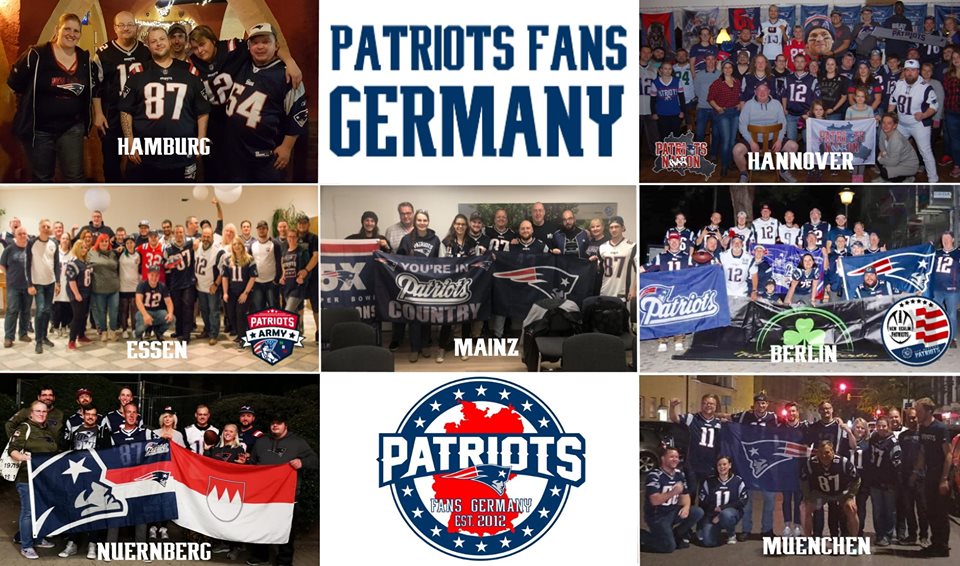 Patriots Official Fan Club and Bar Registry